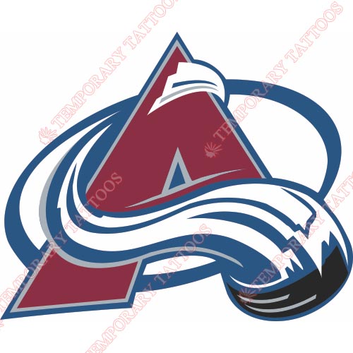 Colorado Avalanche Customize Temporary Tattoos Stickers NO.118